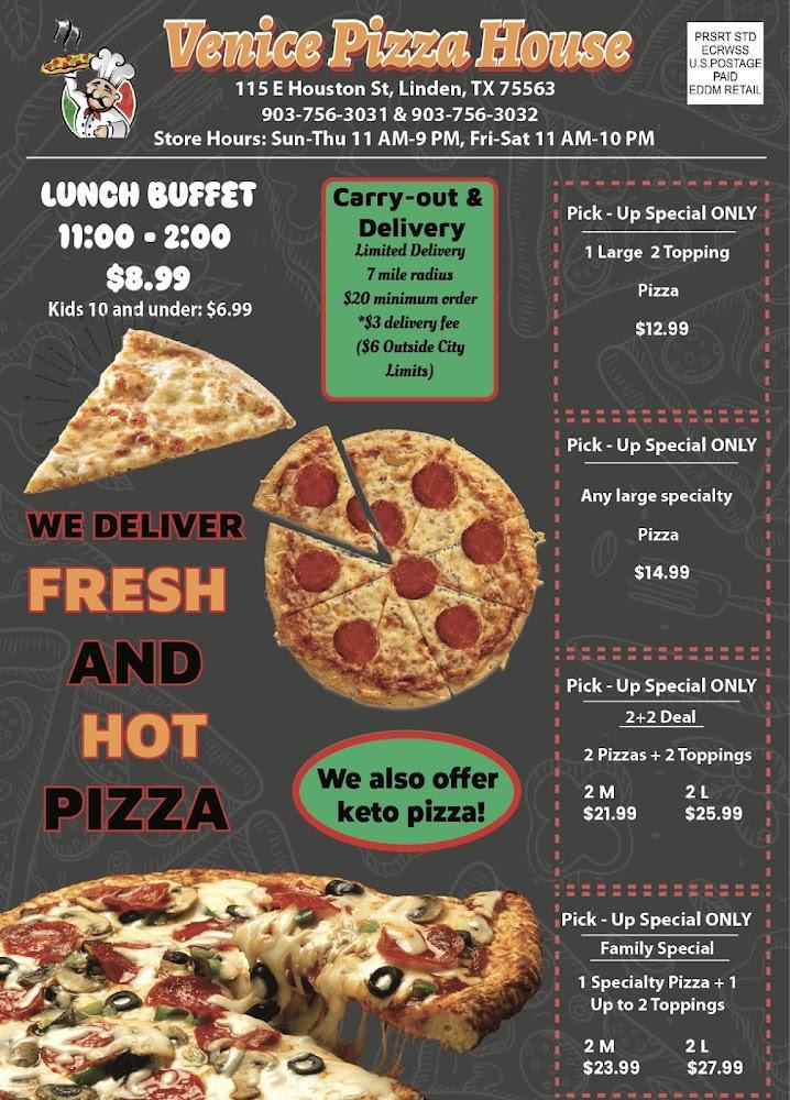 Venice Pizza Menu image 2