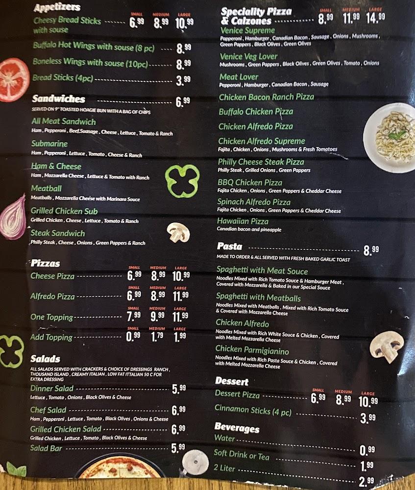 Venice Pizza Menu image 3